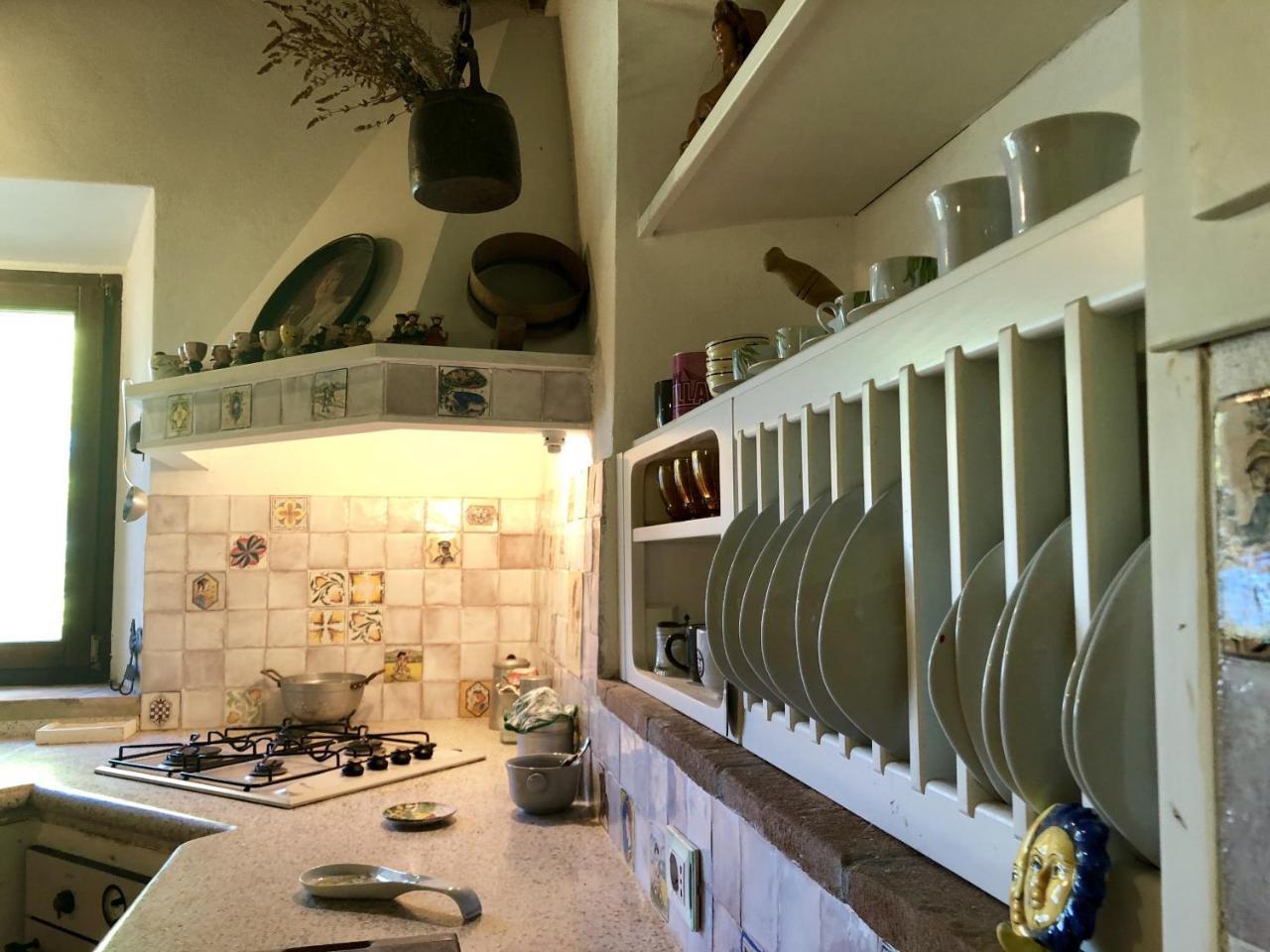 Haus Malerin - Meerblick, Umzaeunter Garten By Toscanatour กวาร์ดิสตัลโล ภายนอก รูปภาพ