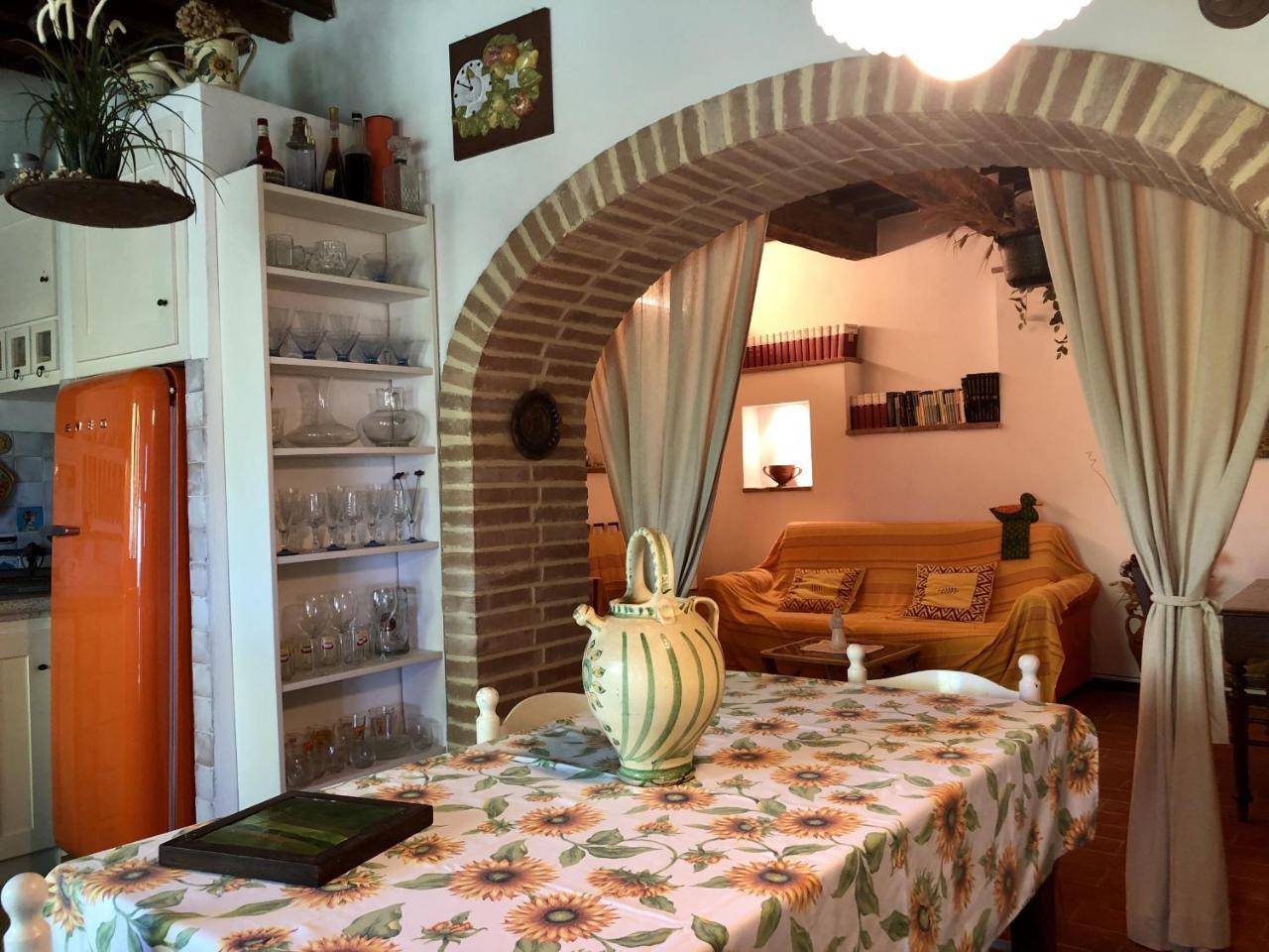 Haus Malerin - Meerblick, Umzaeunter Garten By Toscanatour กวาร์ดิสตัลโล ภายนอก รูปภาพ